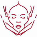 Relaxation of the skin of the face causing sagging
